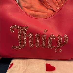 Juicy Couture Pink Studded Shoulder Bag